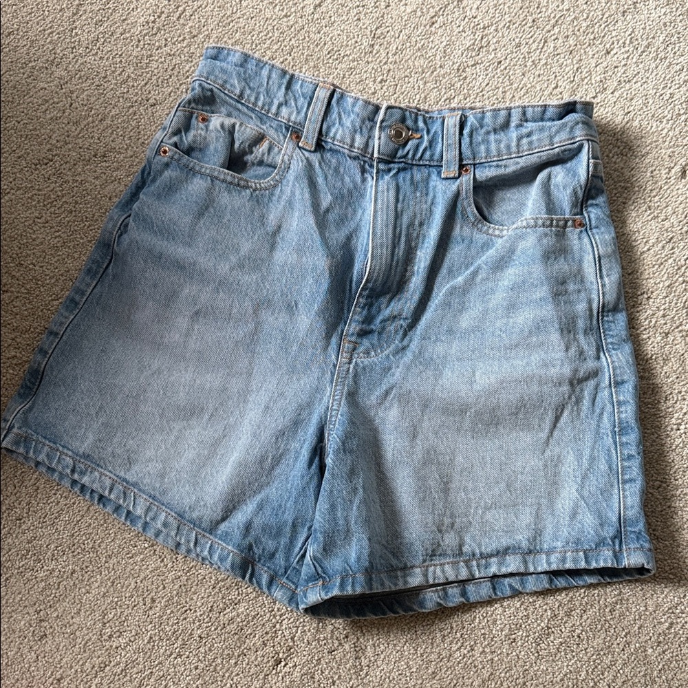 Zara Light Blue Jean Shorts